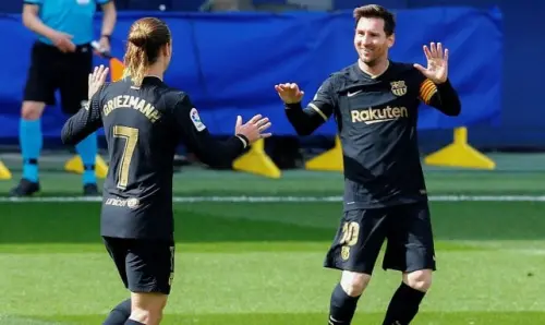 Liga: Antoine Griezmann überholt Lionel Messi