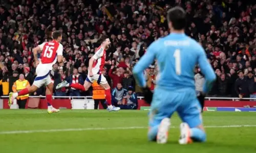 Champions League: Arsenal kann seinen Augen nicht trauen wegen Declan Rice