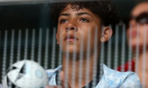 Der Sohn von Cristiano Ronaldo ist Fan von Lamine Yamal.